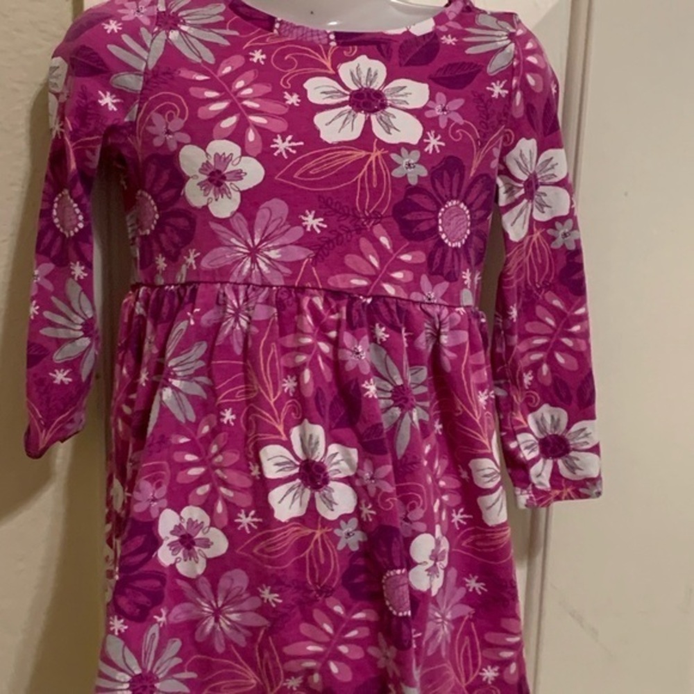 Gymboree toddler girl floral dress size XS